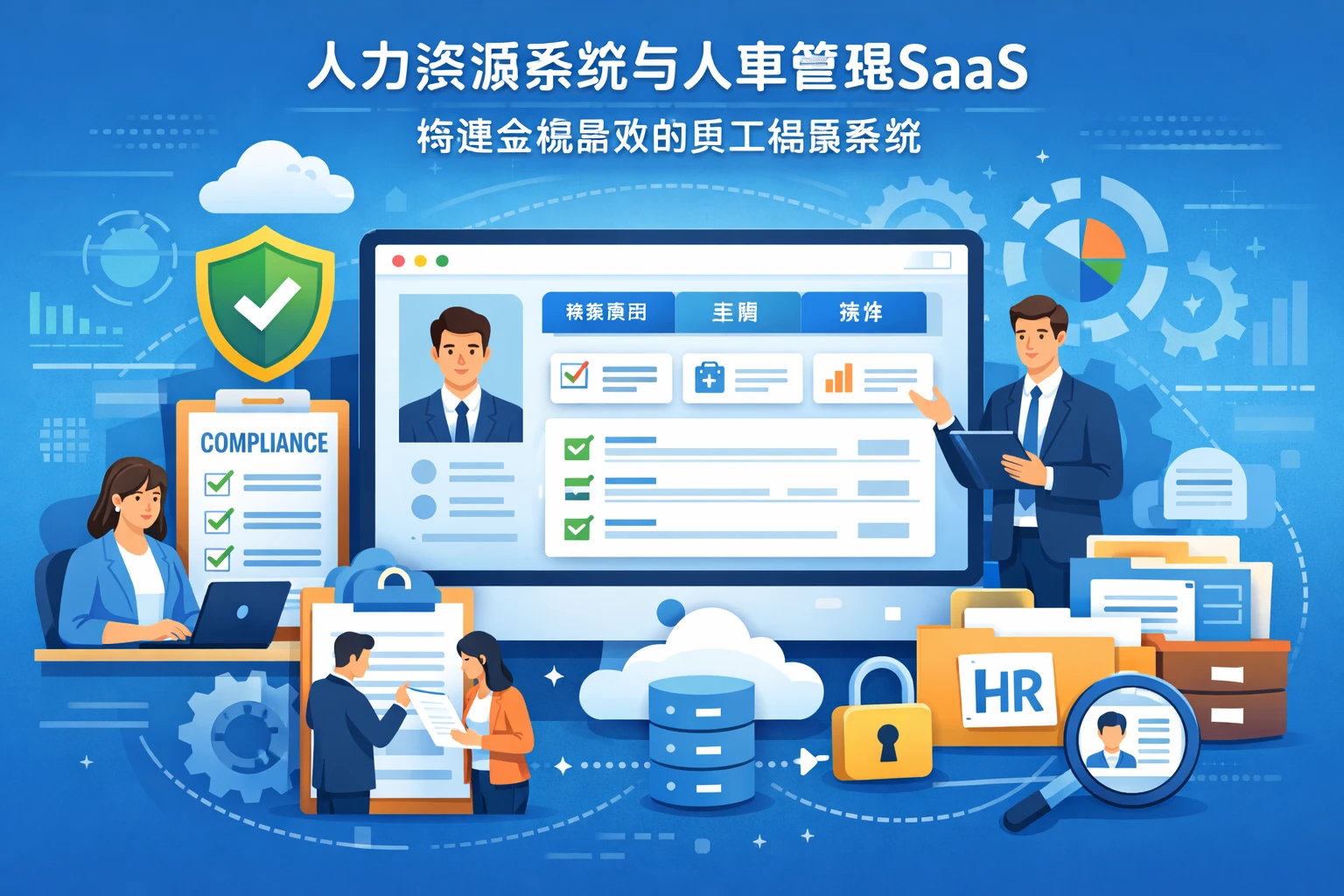 人力资源系统与人事管理SaaS:构建合规高效的员工档案系统