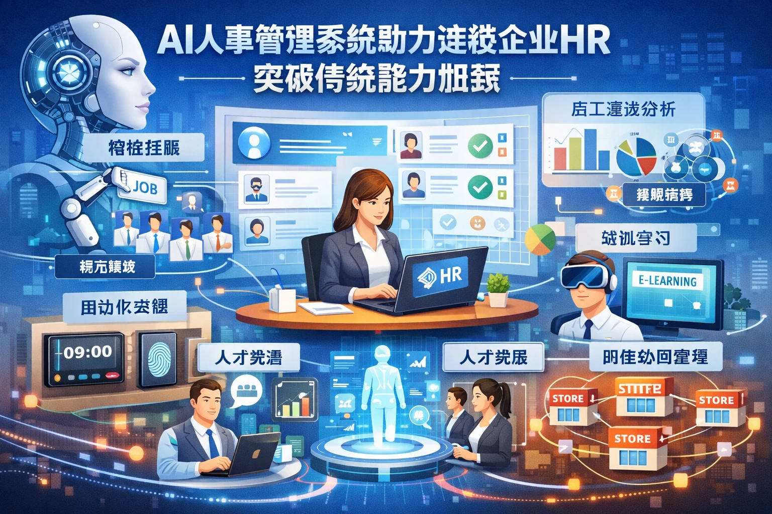 AI人事管理系统如何助力连锁企业HR突破传统能力瓶颈