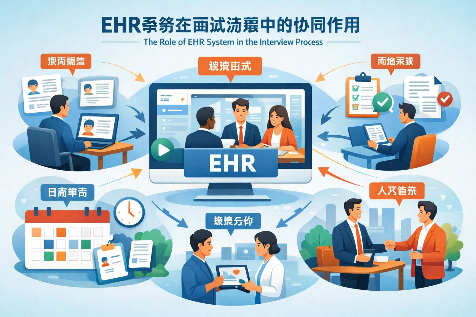 ehr系统在面试流程中的协同作用