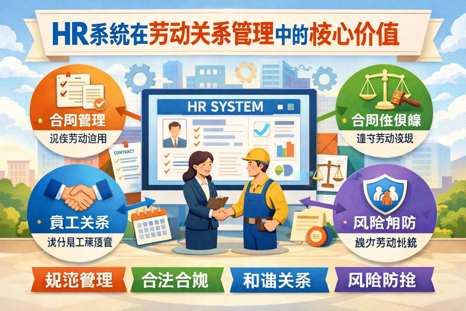 HR系统在劳动关系管理中的核心价值
