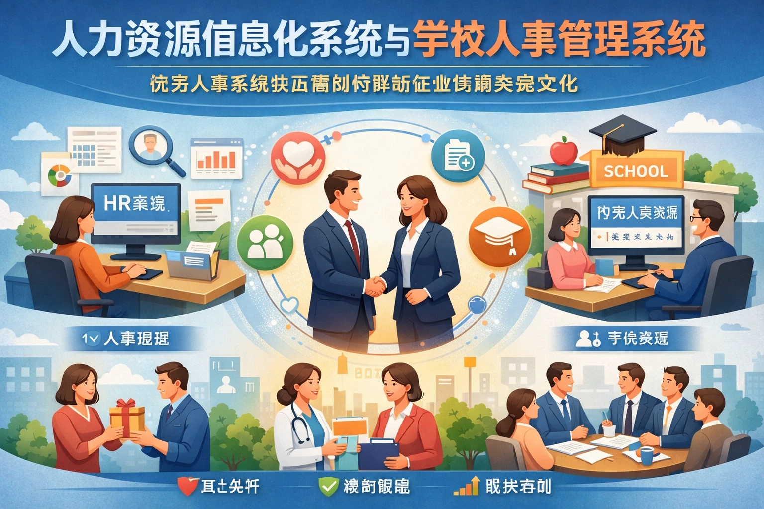 人力资源信息化系统与学校人事管理系统：优秀人事系统供应商如何帮助企业传递关爱文化