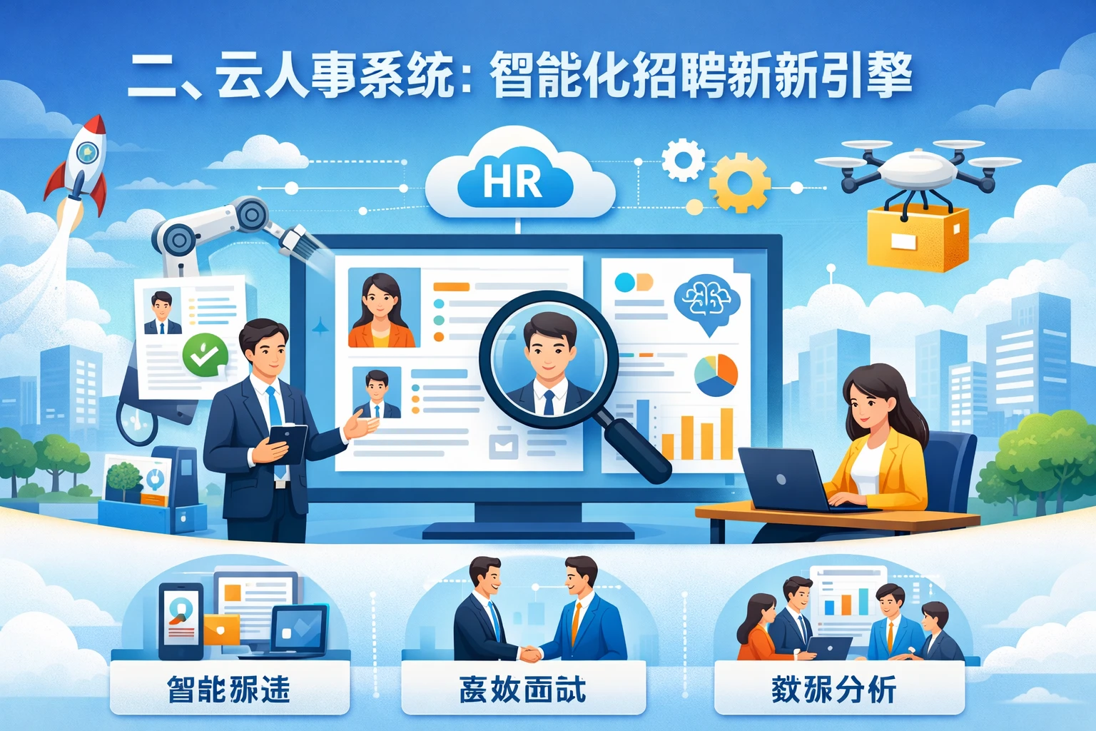 二、云人事系统：智能化招聘的新引擎