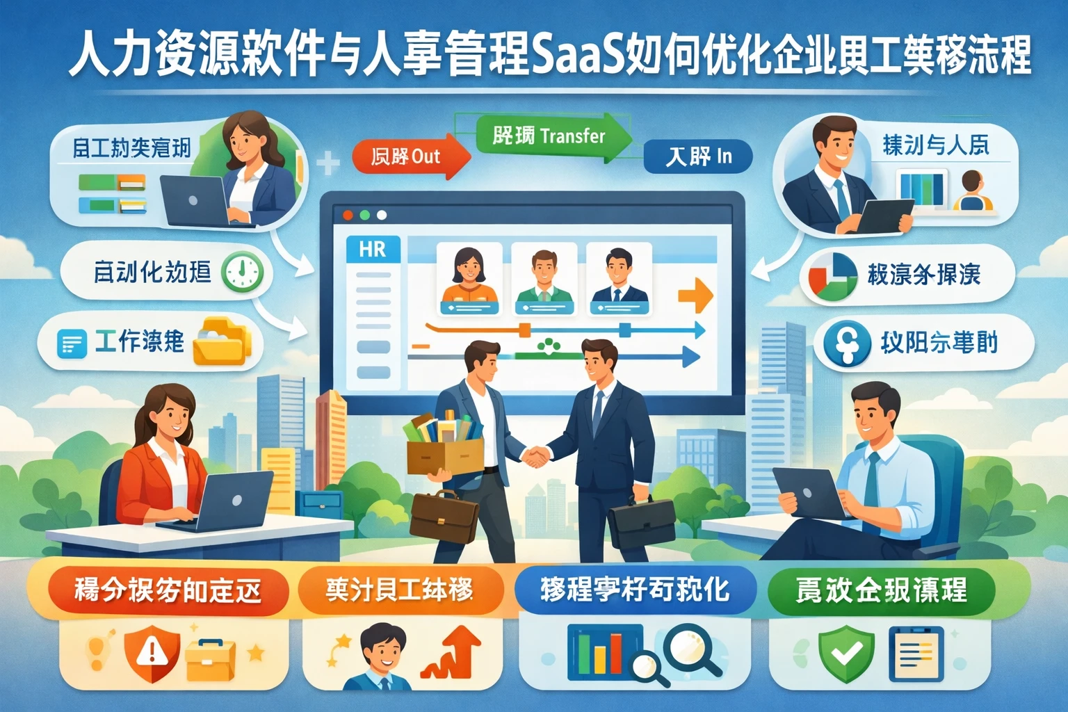 人力资源软件与人事管理SaaS如何优化企业员工转移流程