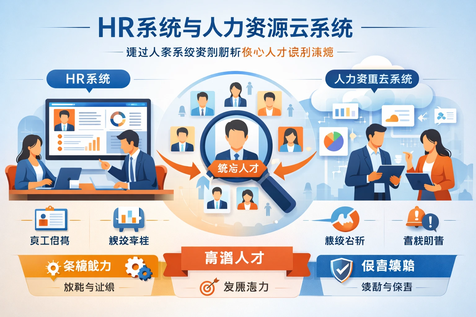HR系统与人力资源云系统:通过人事系统案例解析核心人才识别策略
