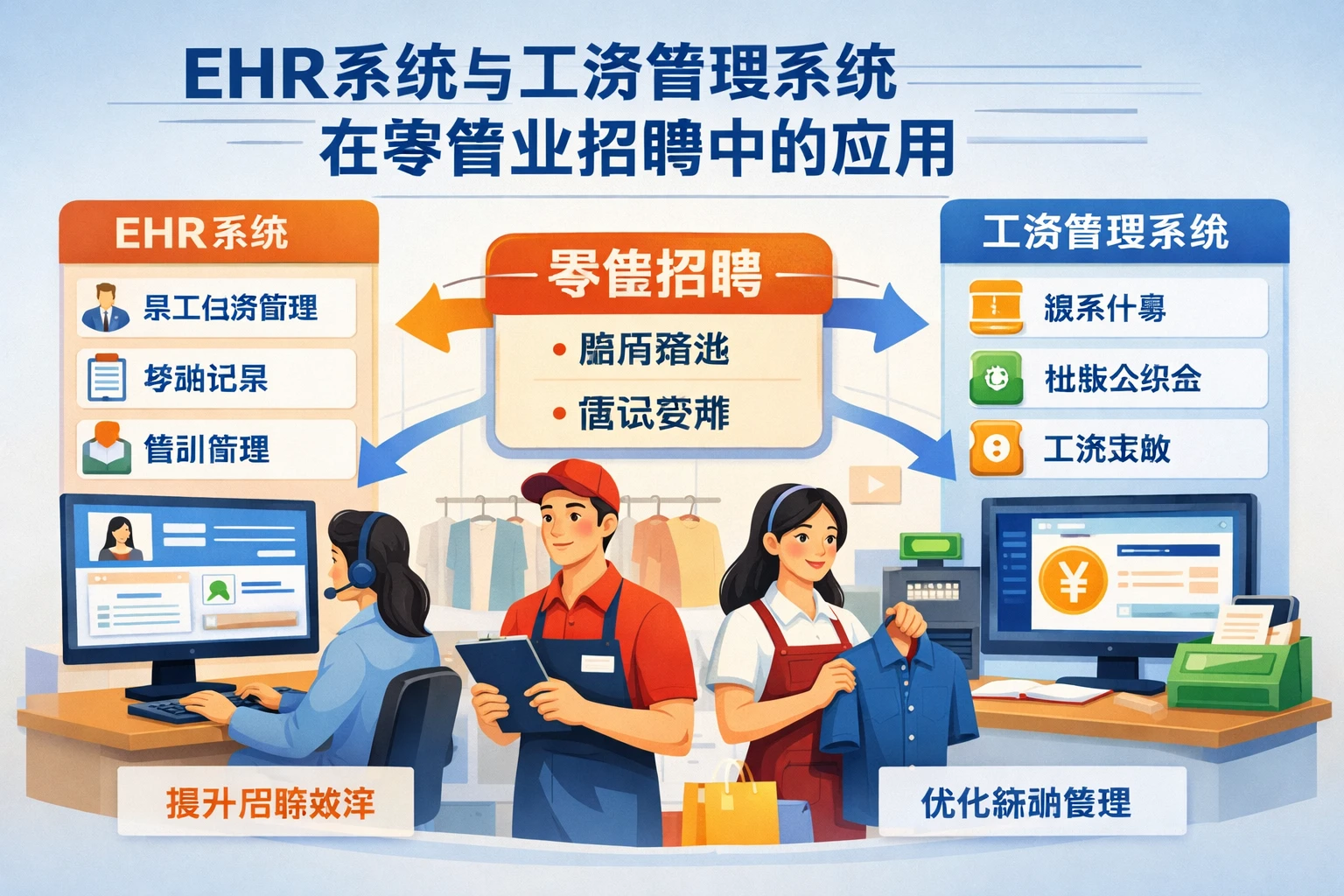 制造业人事系统中的EHR系统与工资管理系统在零售业招聘中的应用