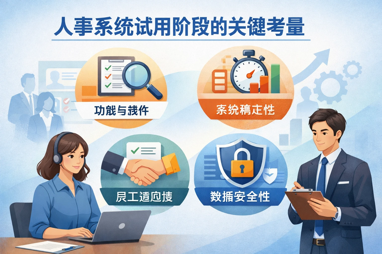 人事系统试用阶段的关键考量