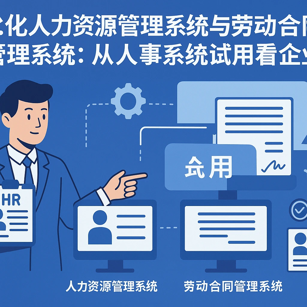 优化人力资源管理系统与劳动合同管理系统：从人事系统试用看企业风险防控