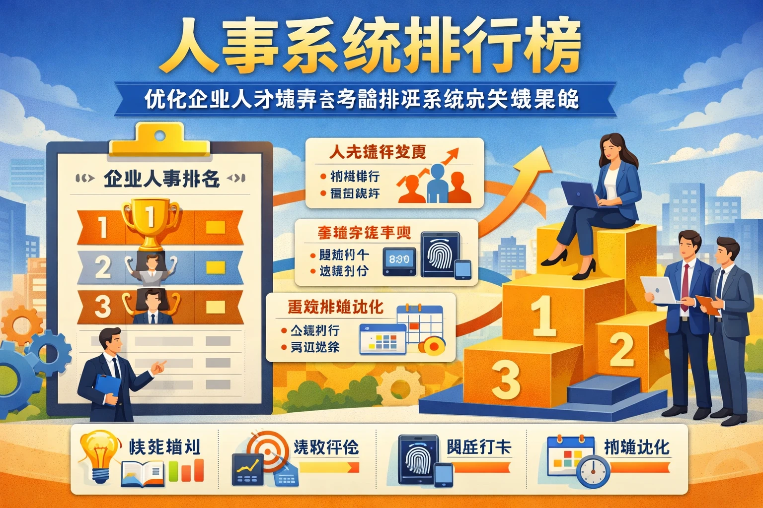 人事系统排行榜:优化企业人才培养与考勤排班系统的关键策略