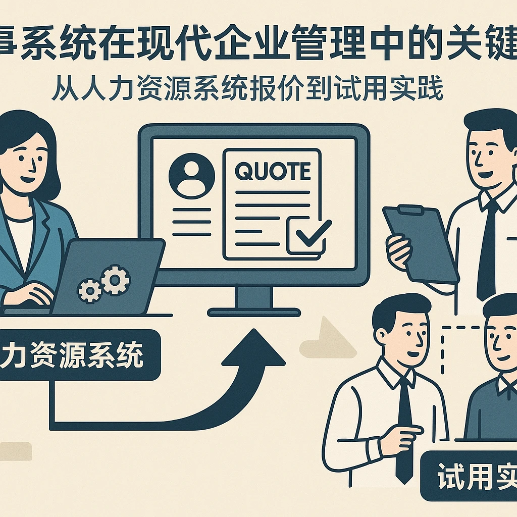 人事系统在现代企业管理中的关键价值:从人力资源系统报价到试用实践