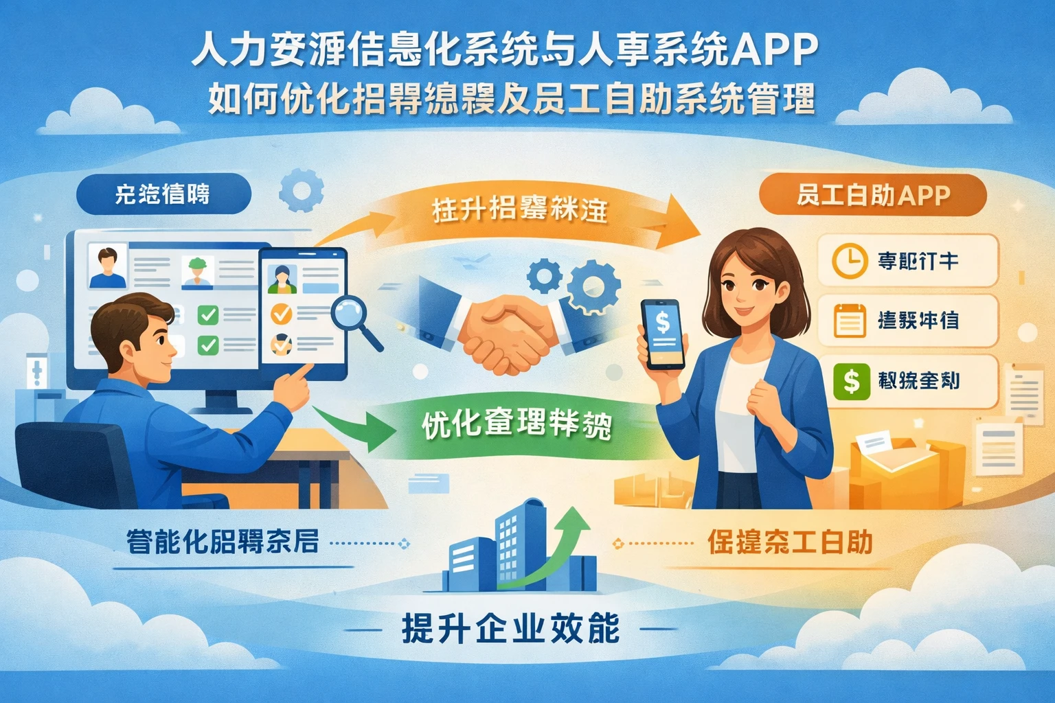 人力资源信息化系统与人事系统APP如何优化招聘流程及员工自助系统管理