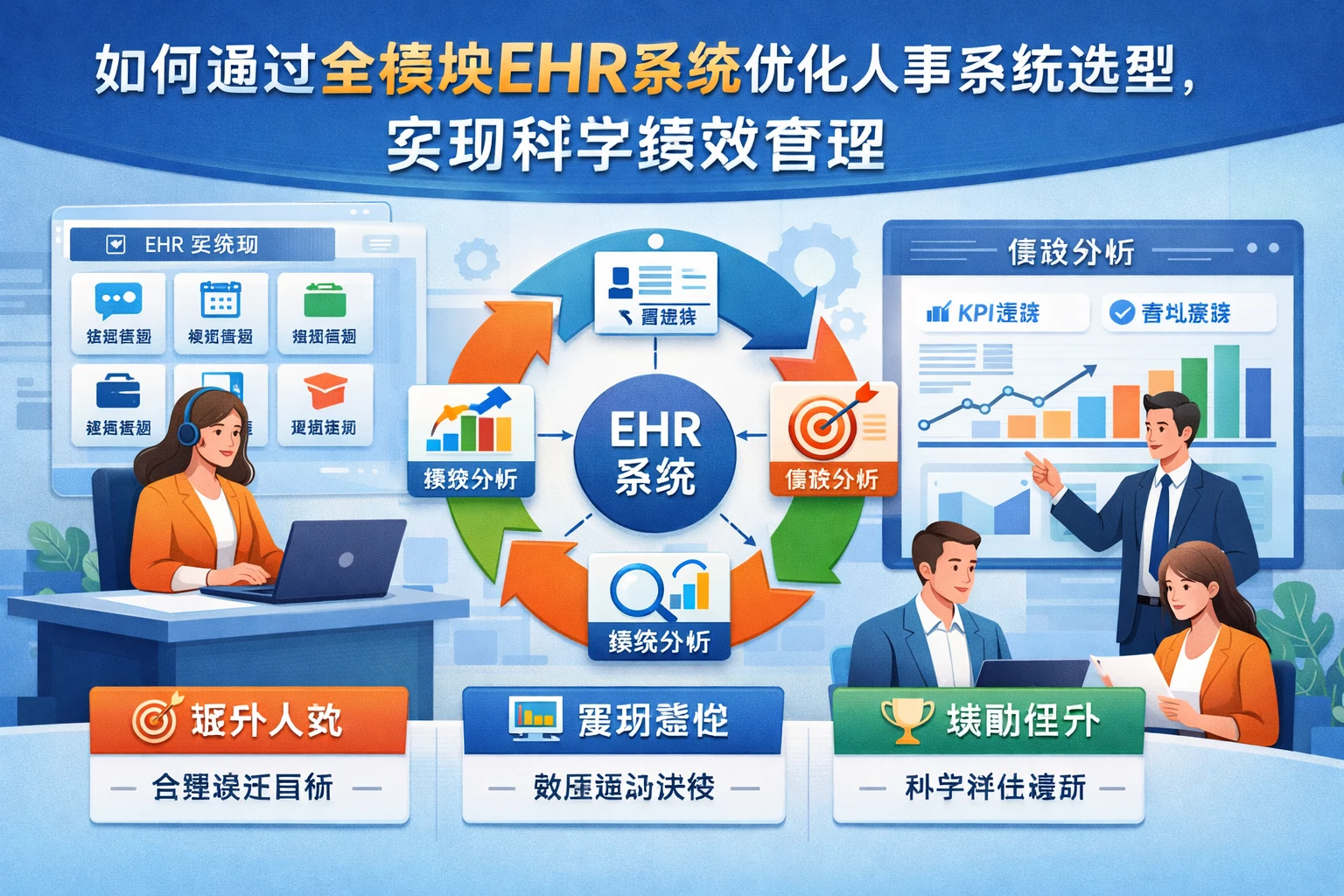 如何通过全模块ehr系统优化人事系统选型,实现科学绩效管理