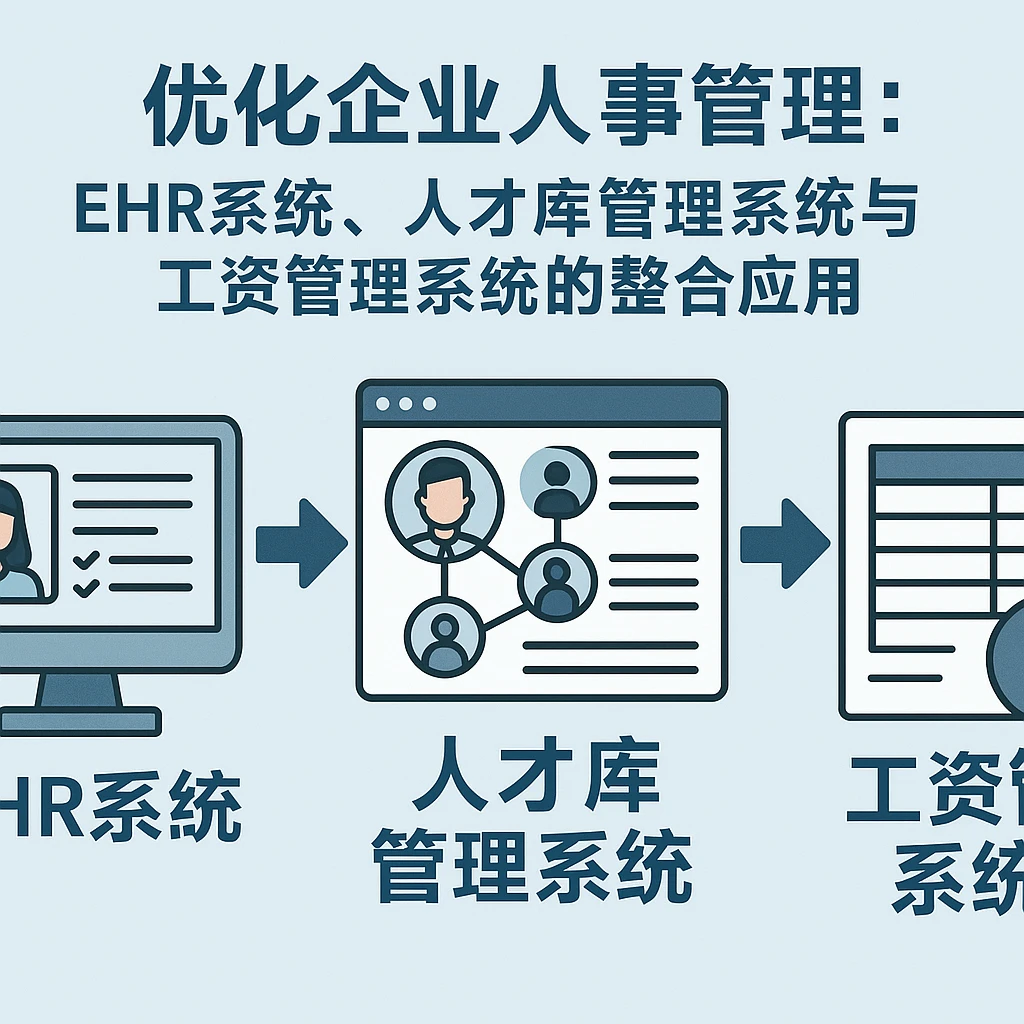优化企业人事管理：EHR系统、人才库管理系统与工资管理系统的整合应用