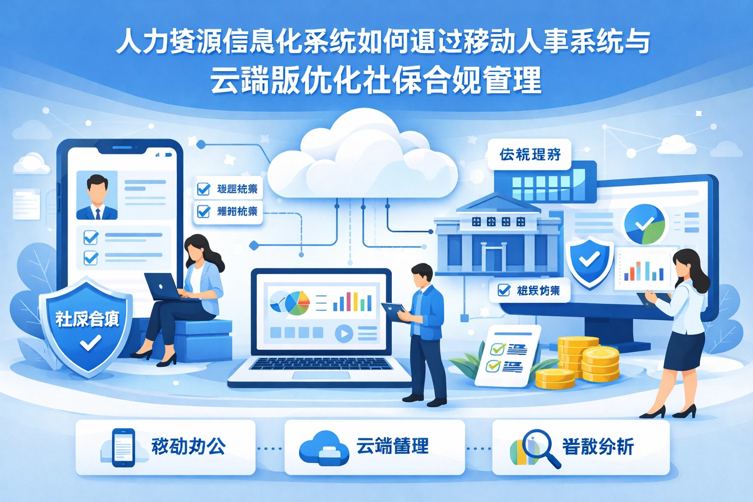 人力资源信息化系统如何通过移动人事系统与云端版优化社保合规管理
