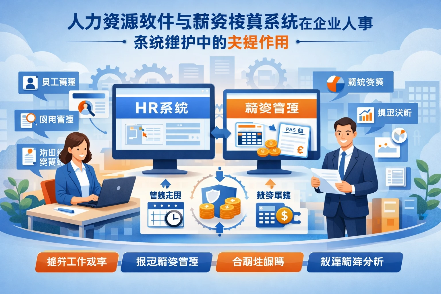 人力资源软件与薪资核算系统在企业人事系统维护中的关键作用