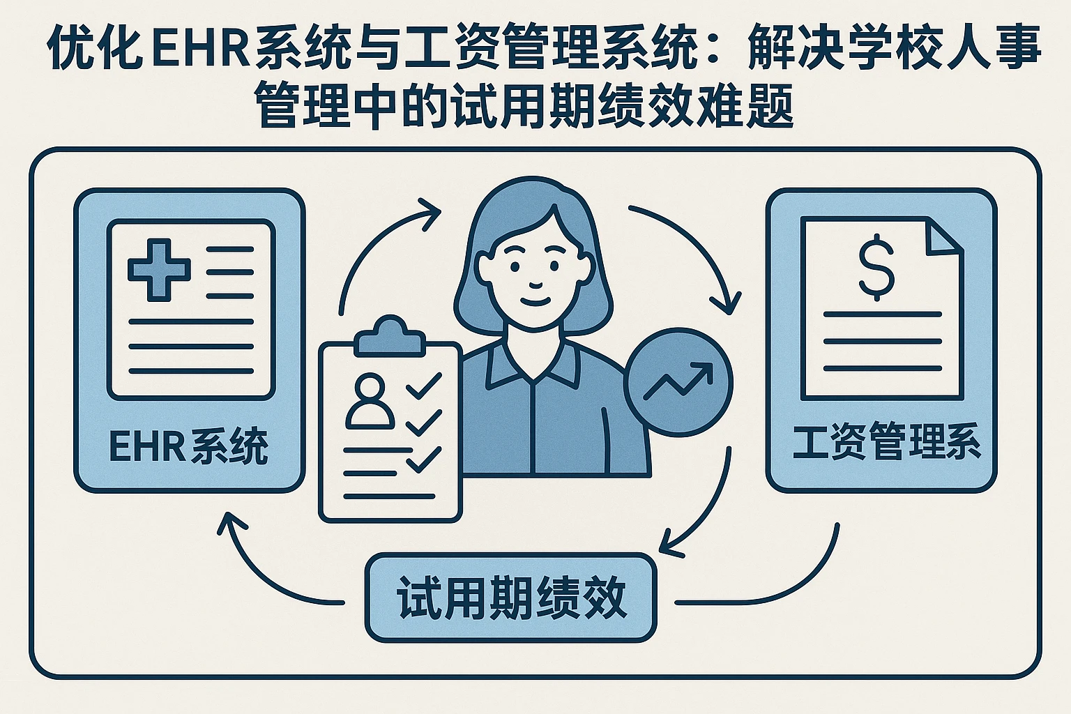 优化EHR系统与工资管理系统：解决学校人事管理中的试用期绩效难题