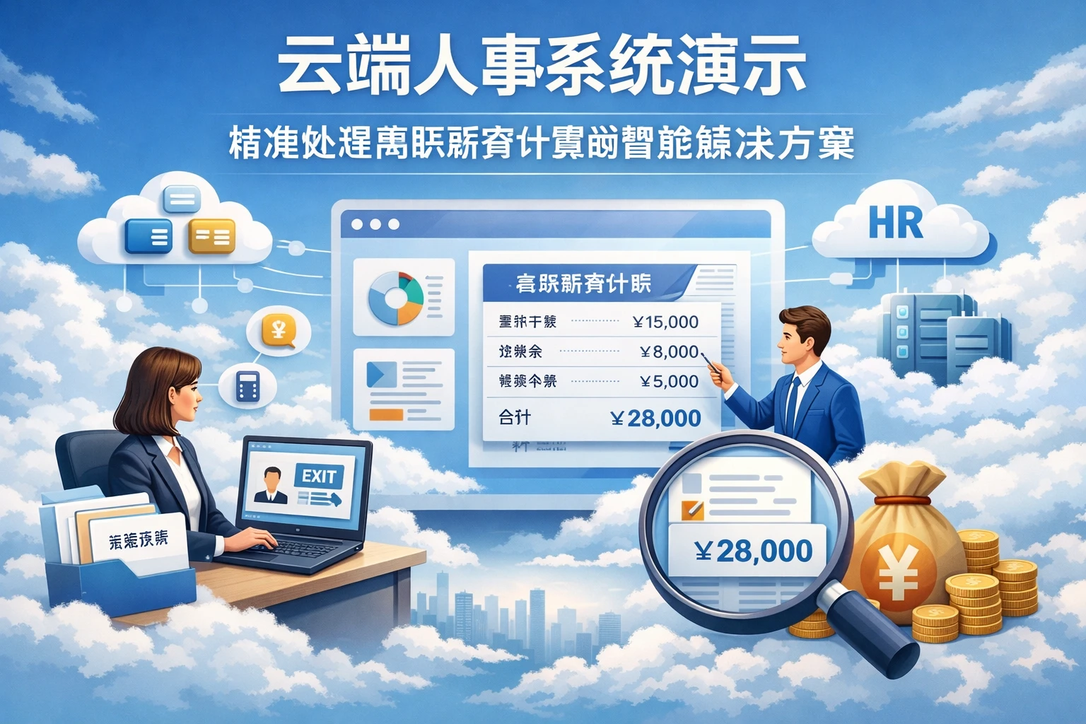 云端人事系统演示：精准处理离职薪资计算的智能解决方案
