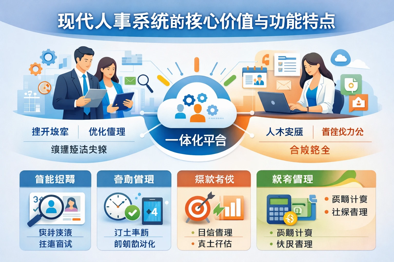 现代人事系统的核心价值与功能特点