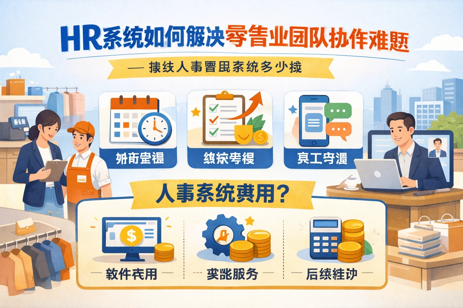 HR系统如何解决零售业团队协作难题——兼谈人事管理系统多少钱