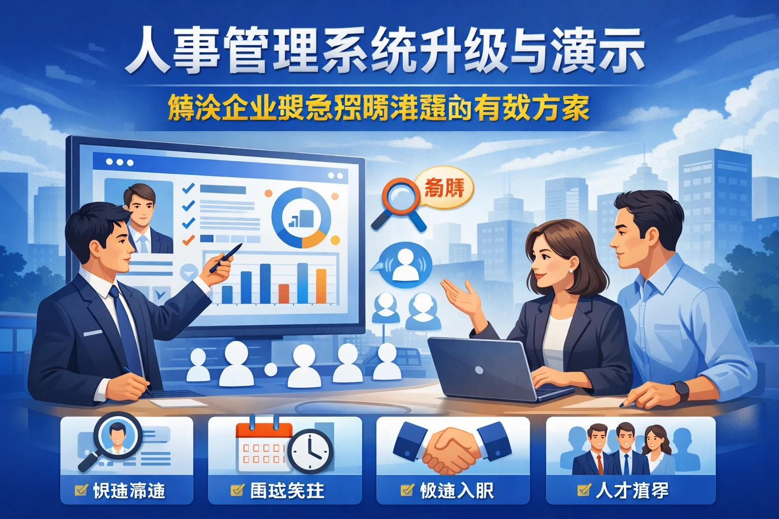 人事管理系统升级与演示：解决企业紧急招聘难题的有效方案