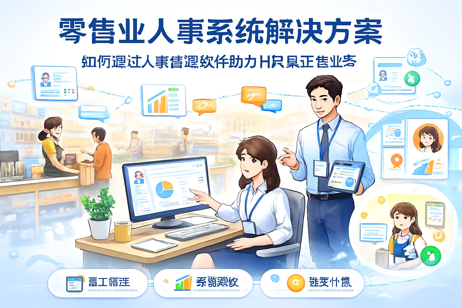 零售业人事系统解决方案：如何通过人事管理软件助力HR真正懂业务