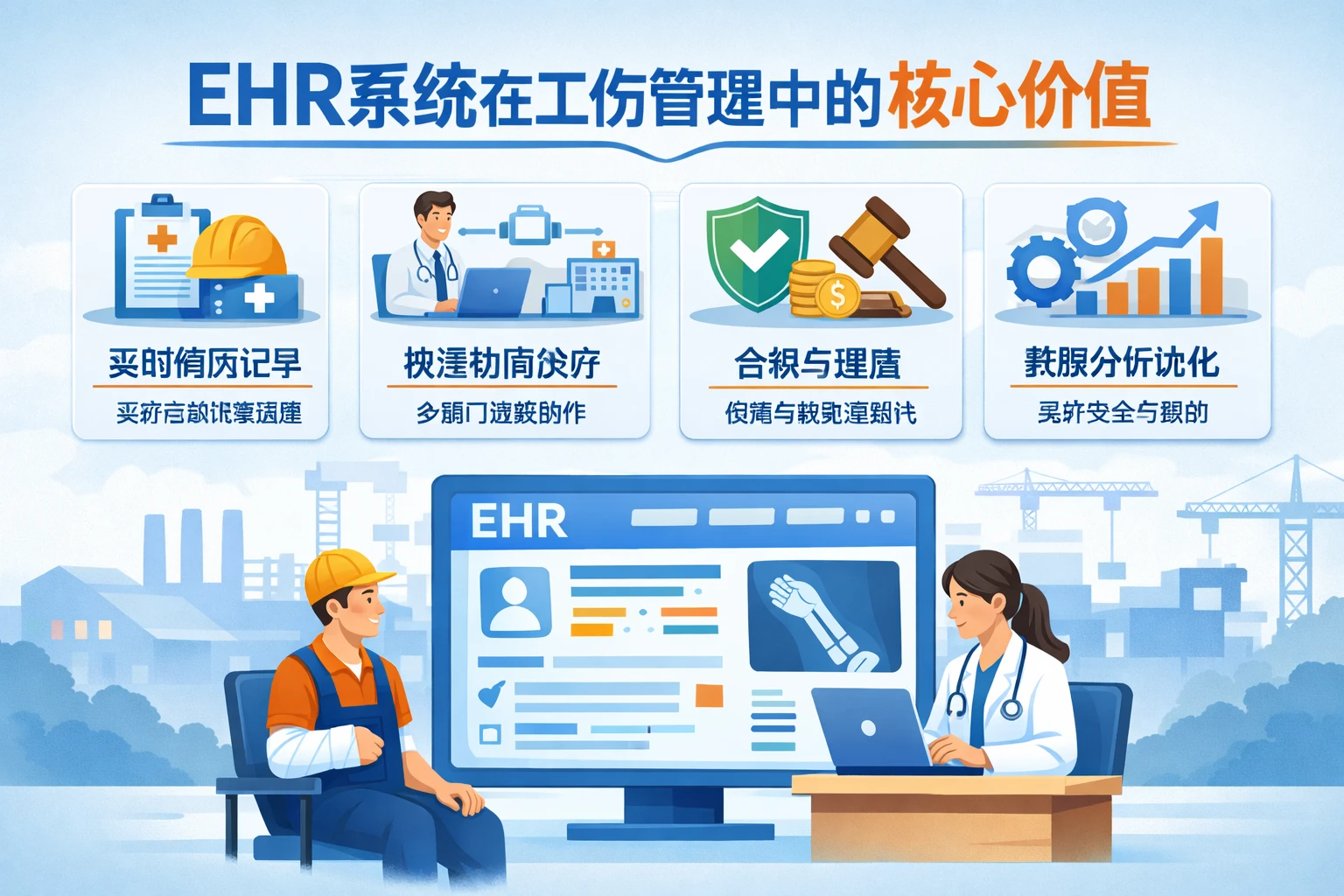 EHR系统在工伤管理中的核心价值
