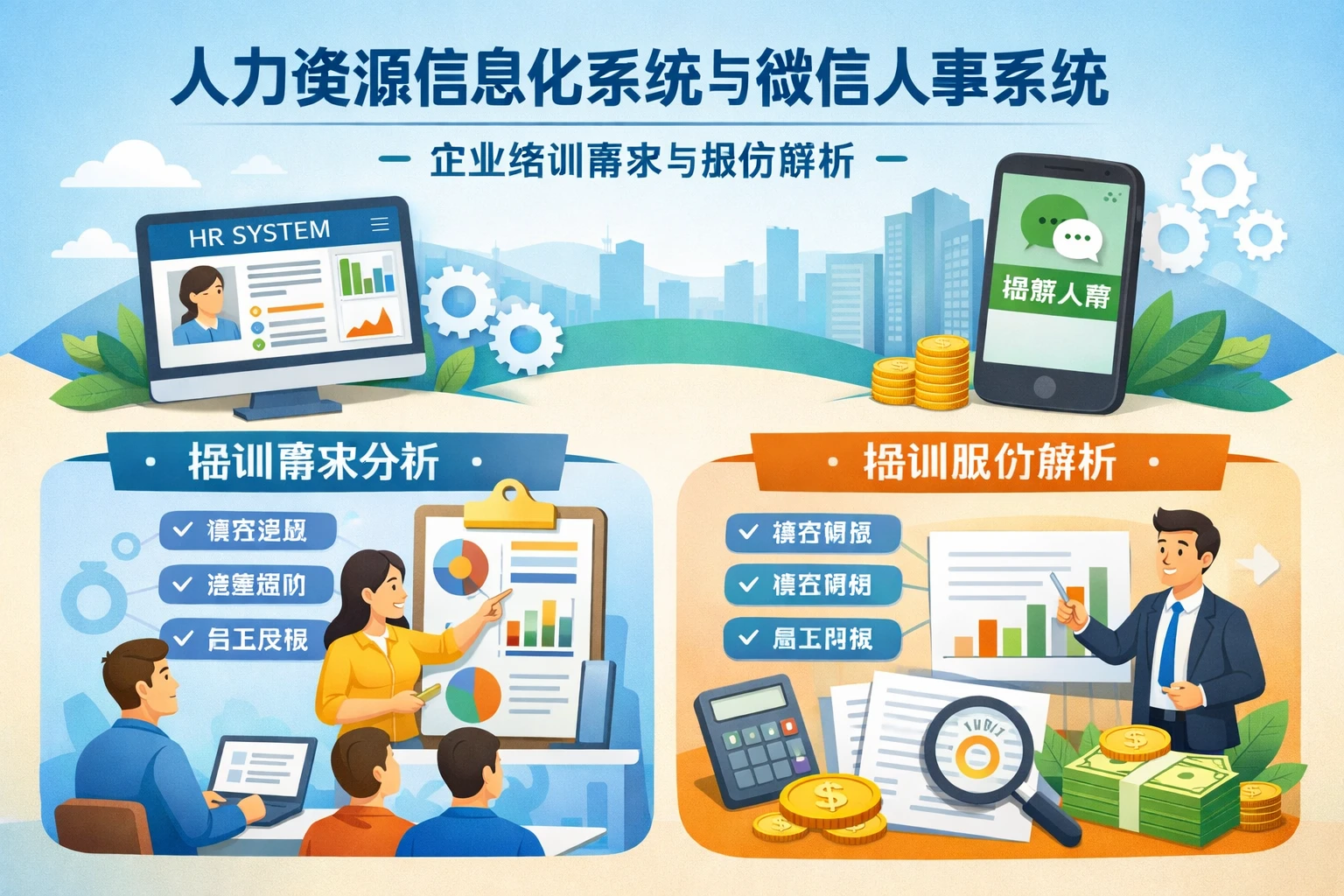 人力资源信息化系统与微信人事系统：企业培训需求与报价解析