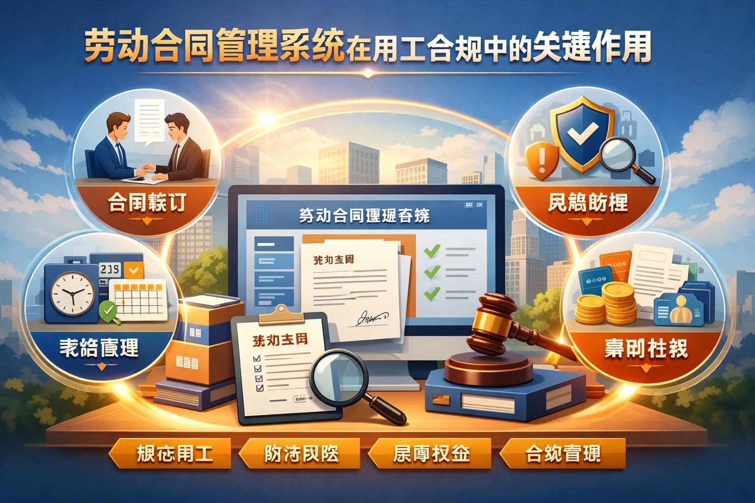 劳动合同管理系统在用工合规中的关键作用