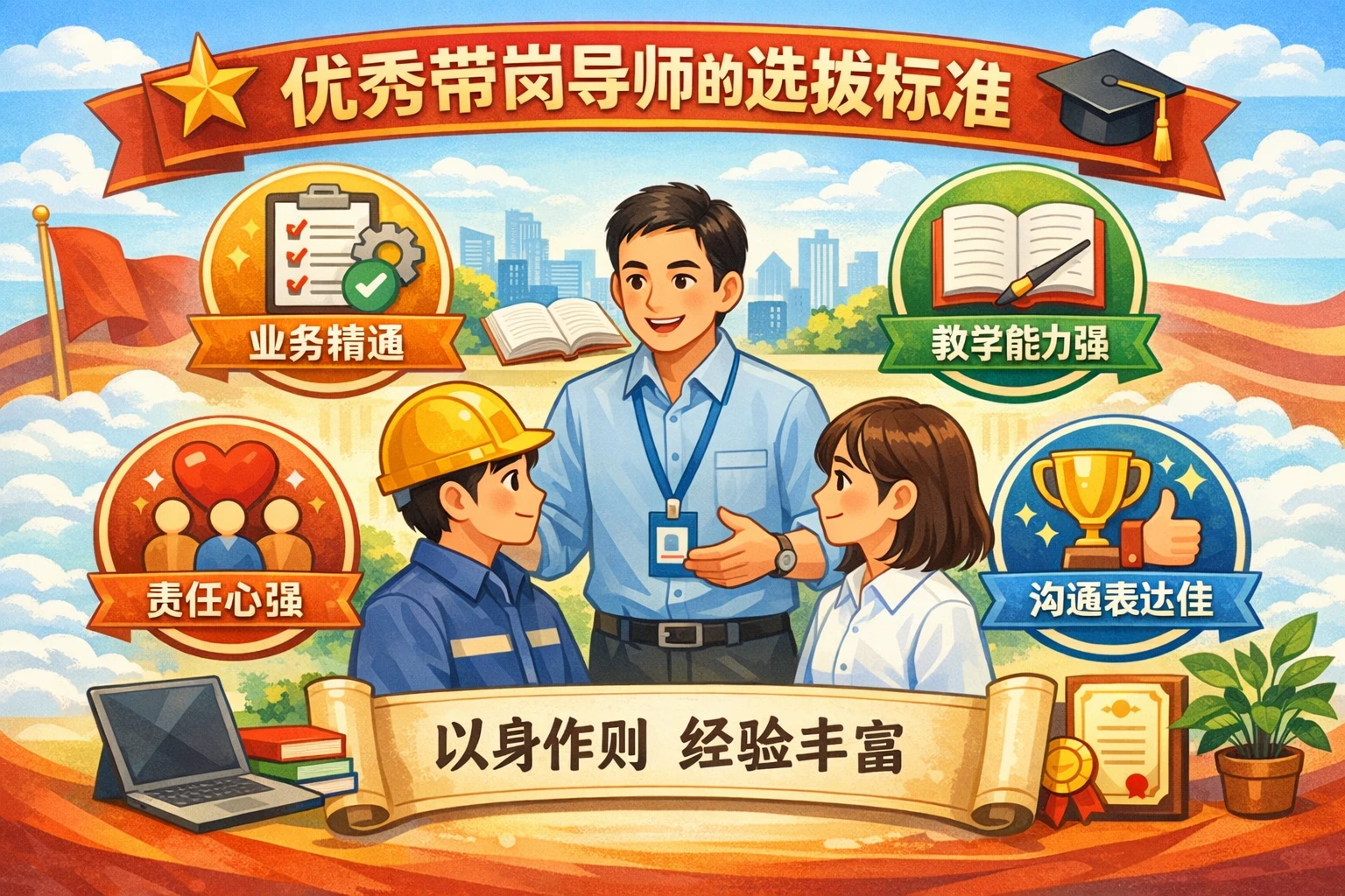 优秀带岗导师的选拔标准