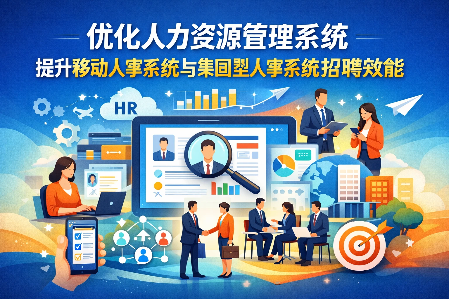 优化人力资源管理系统，提升移动人事系统与集团型人事系统招聘效能