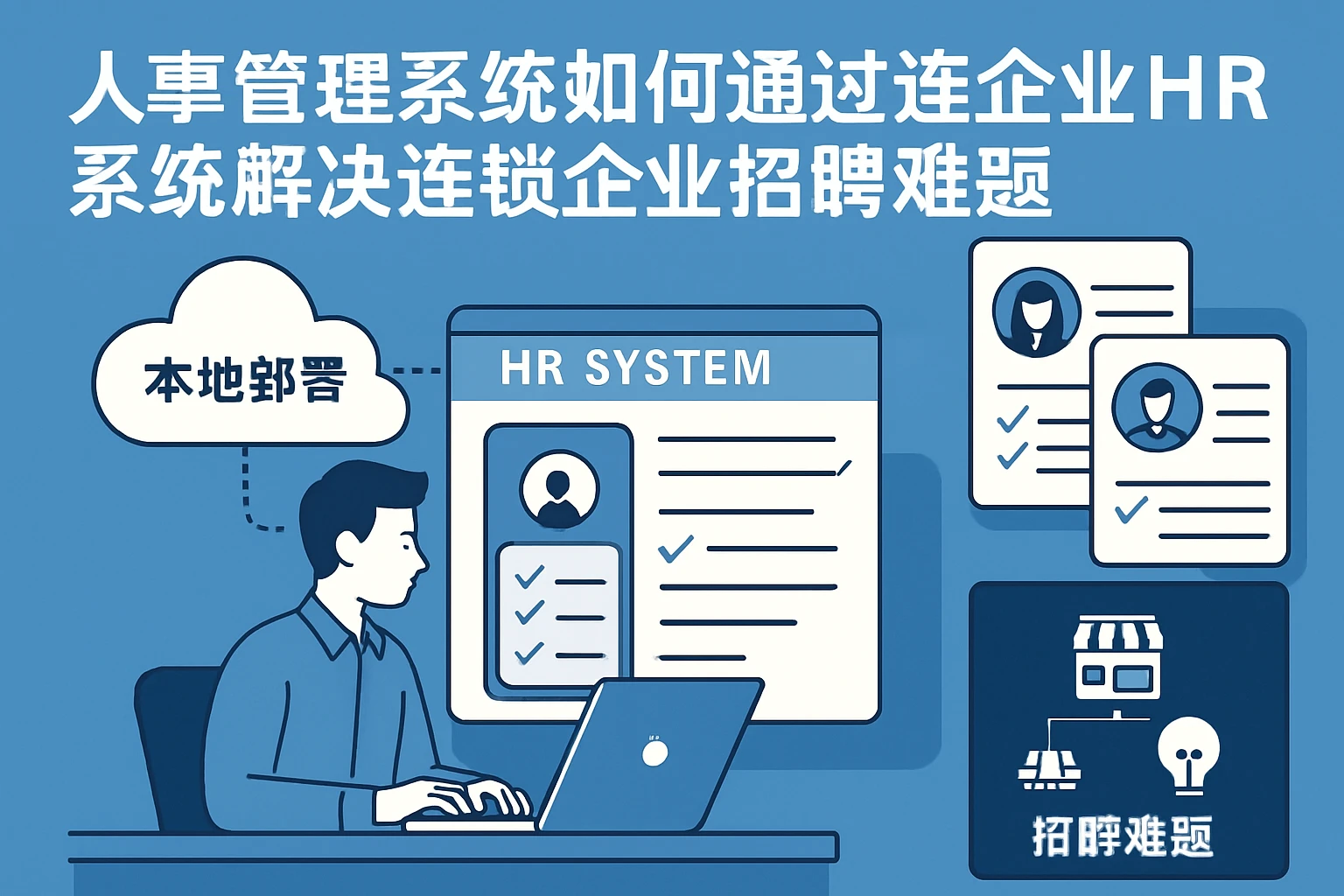 人事管理系统如何通过本地部署解决连锁企业HR系统招聘难题
