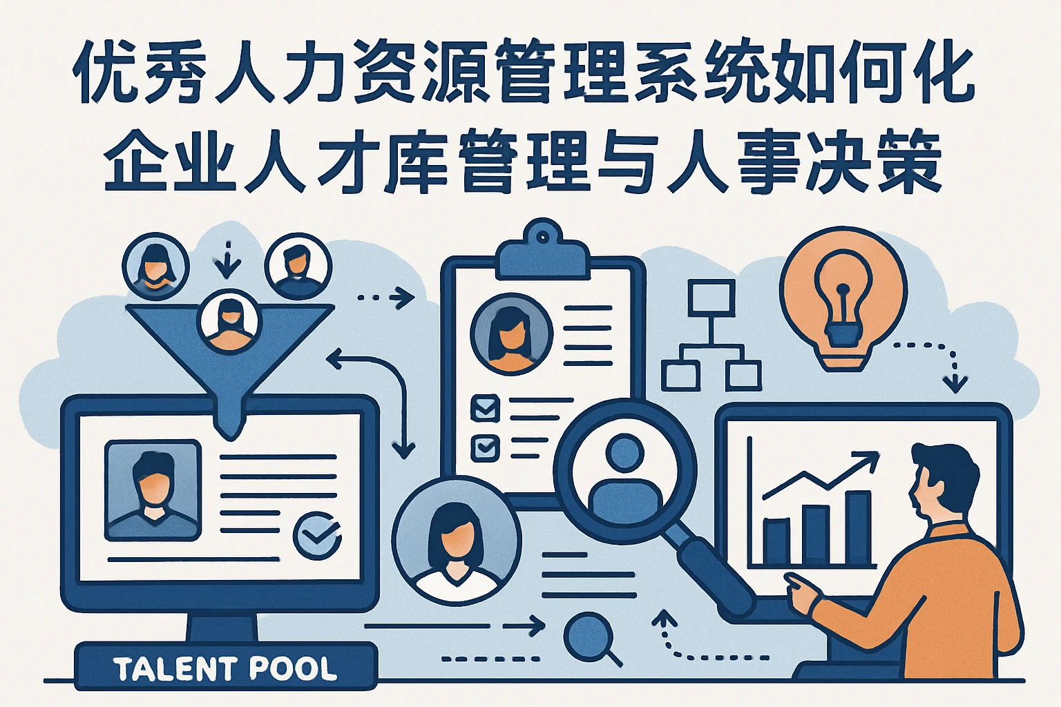 优秀人力资源管理系统如何优化企业人才库管理与人事决策