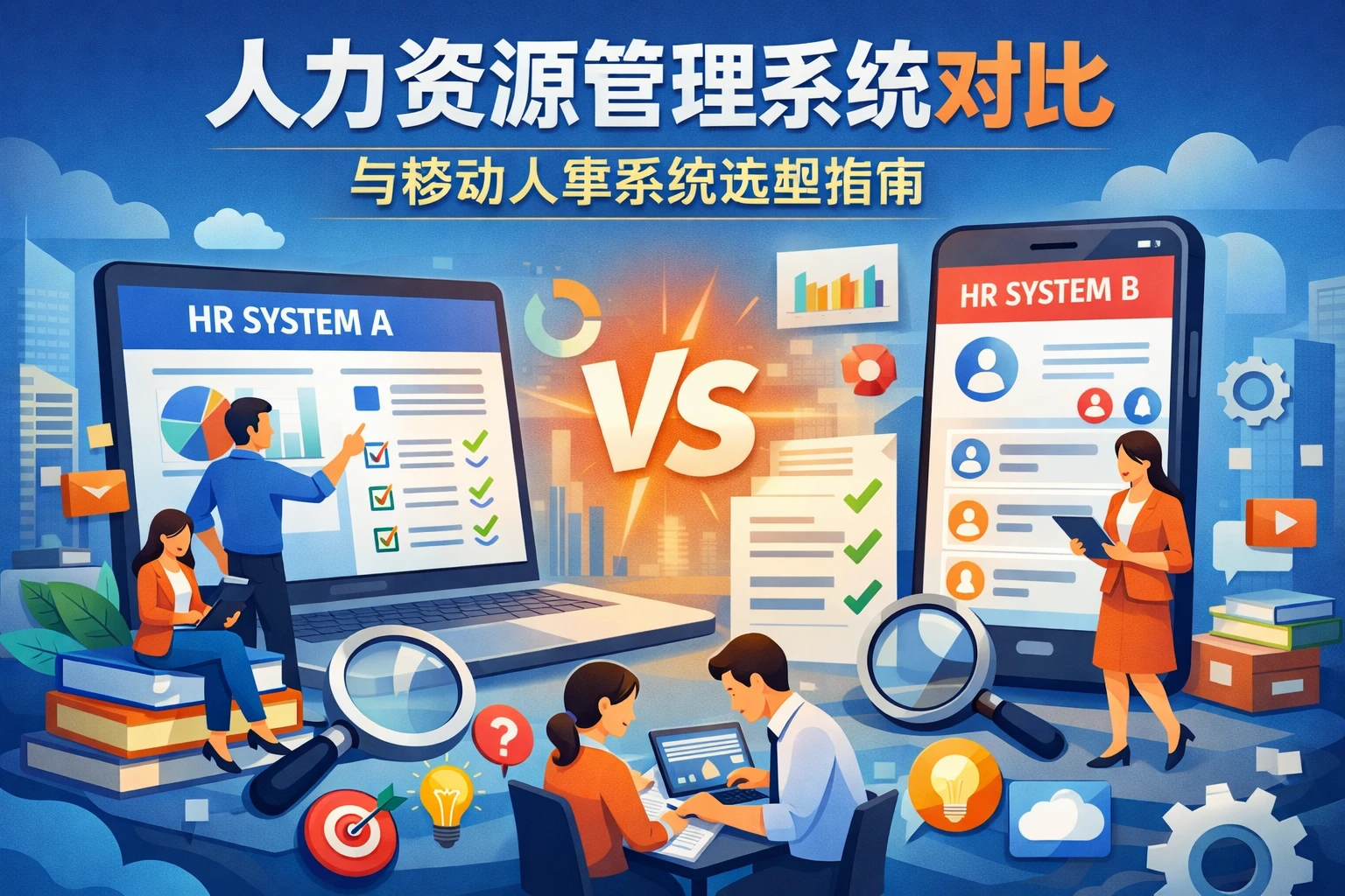 人力资源管理系统对比与移动人事系统选型指南