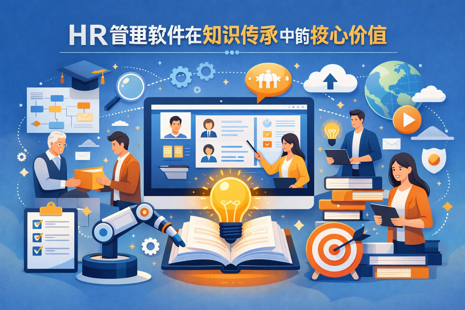 HR管理软件在知识传承中的核心价值