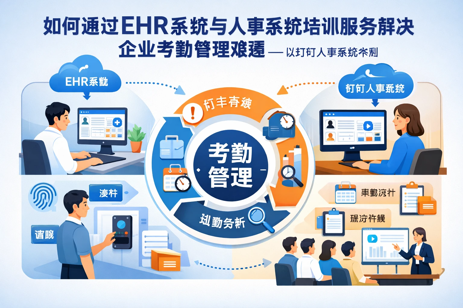 如何通过EHR系统与人事系统培训服务解决企业考勤管理难题——以钉钉人事系统为例