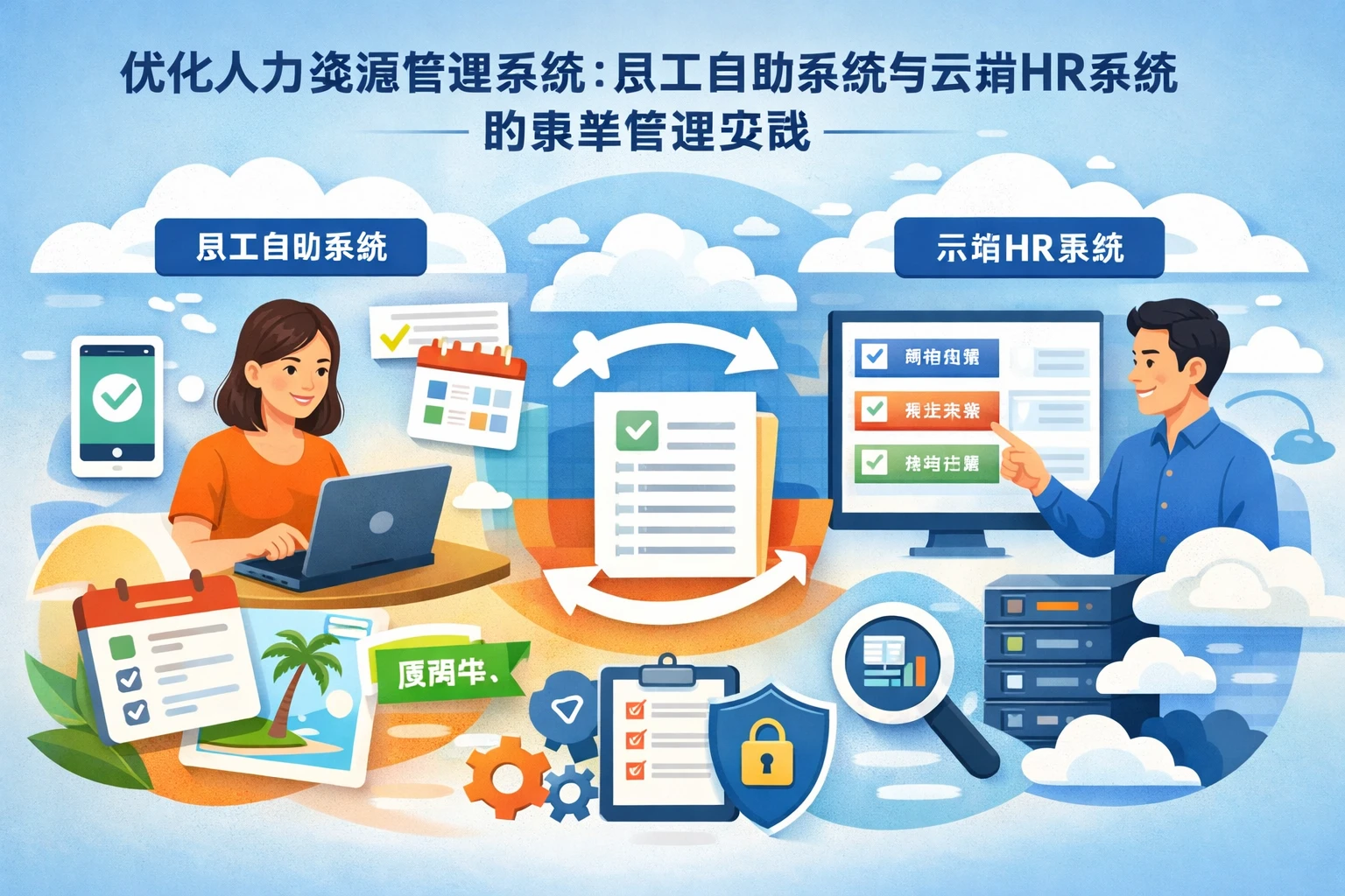 优化人力资源管理系统：员工自助系统与云端HR系统的表单管理实践