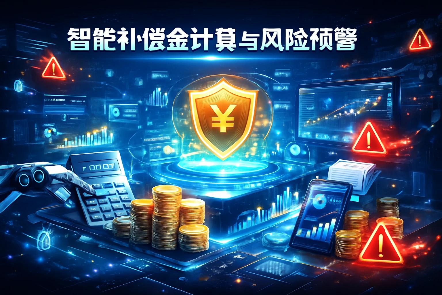 智能补偿金计算与风险预警