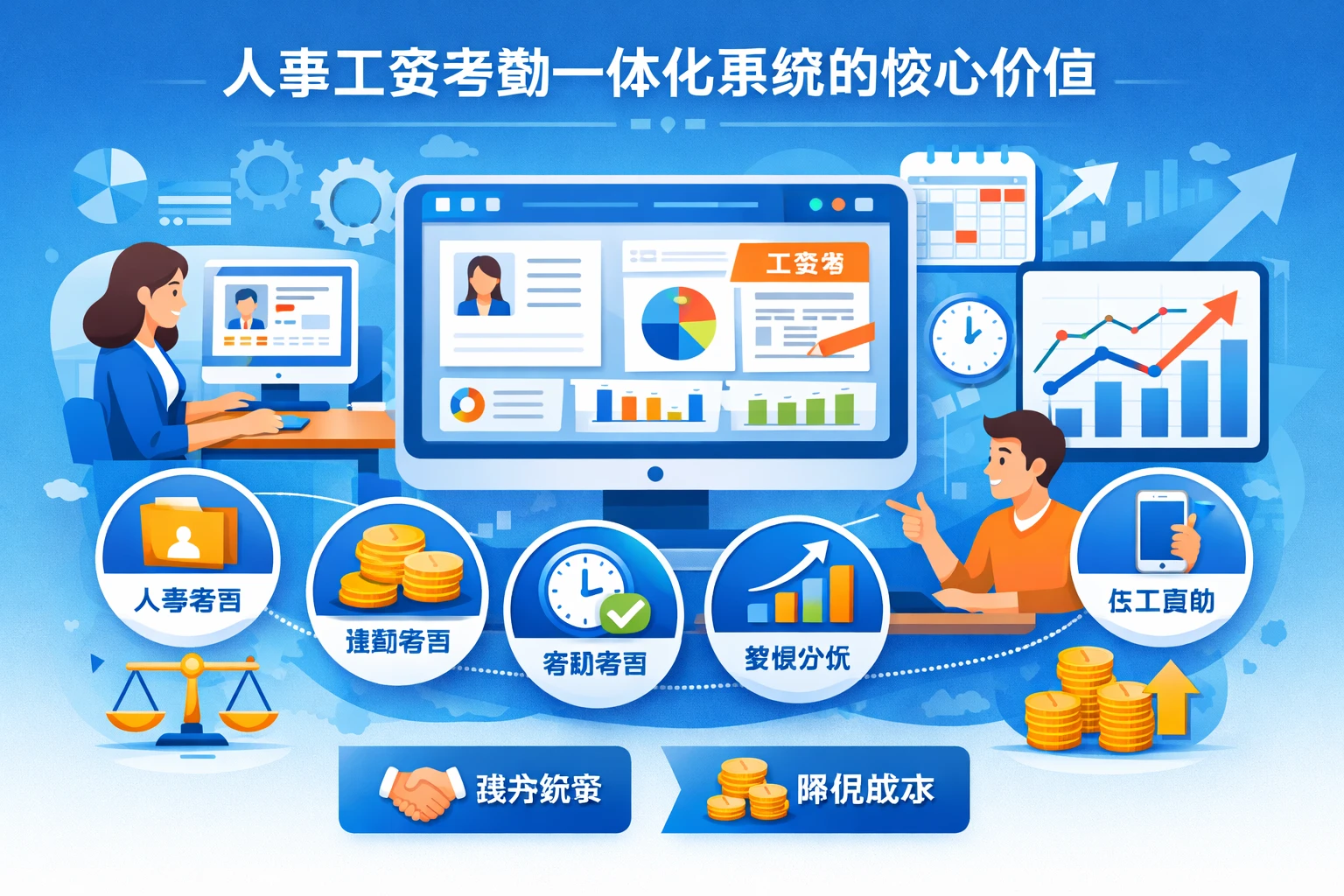 人事工资考勤一体化系统的核心价值