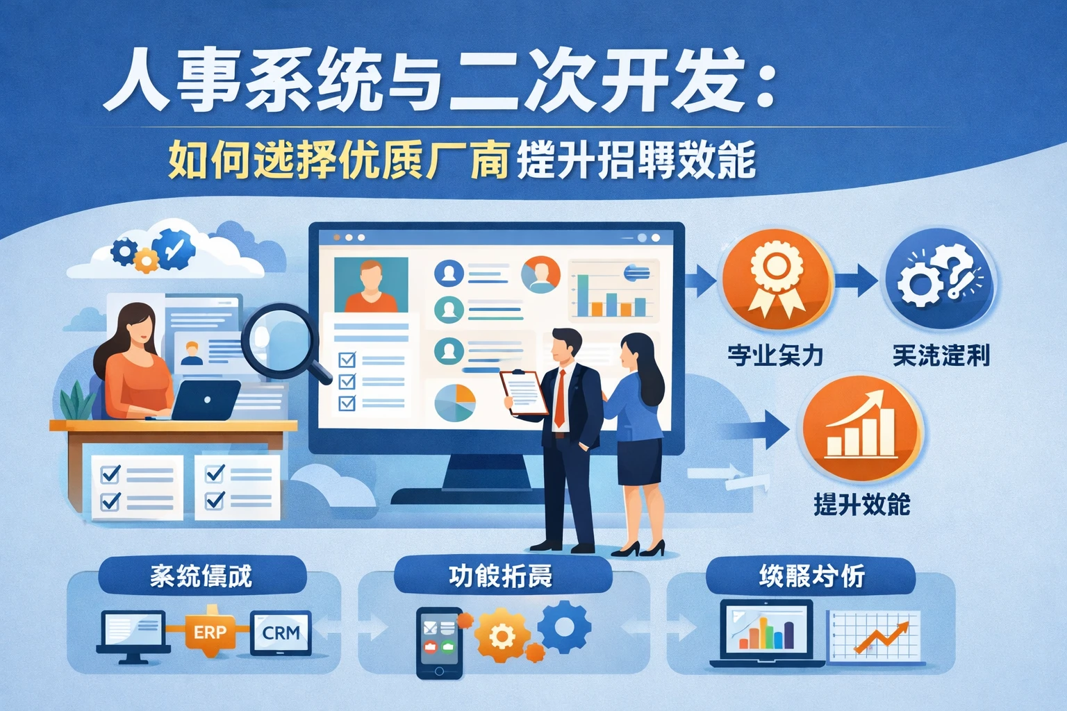 人事系统与二次开发:如何选择优质厂商提升招聘效能