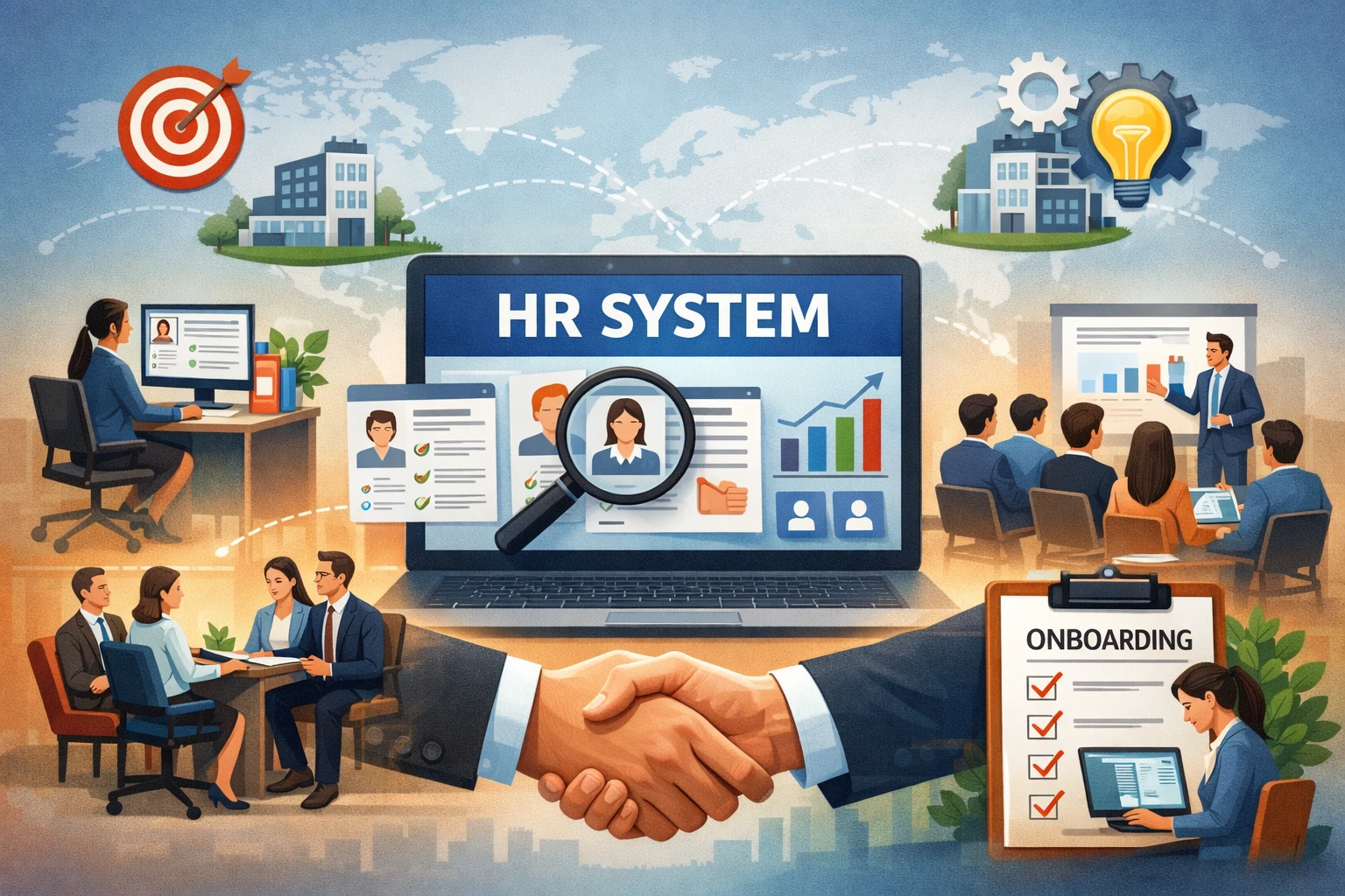 人力资源系统与多分支机构管理：优化招聘流程与培训服务的关键