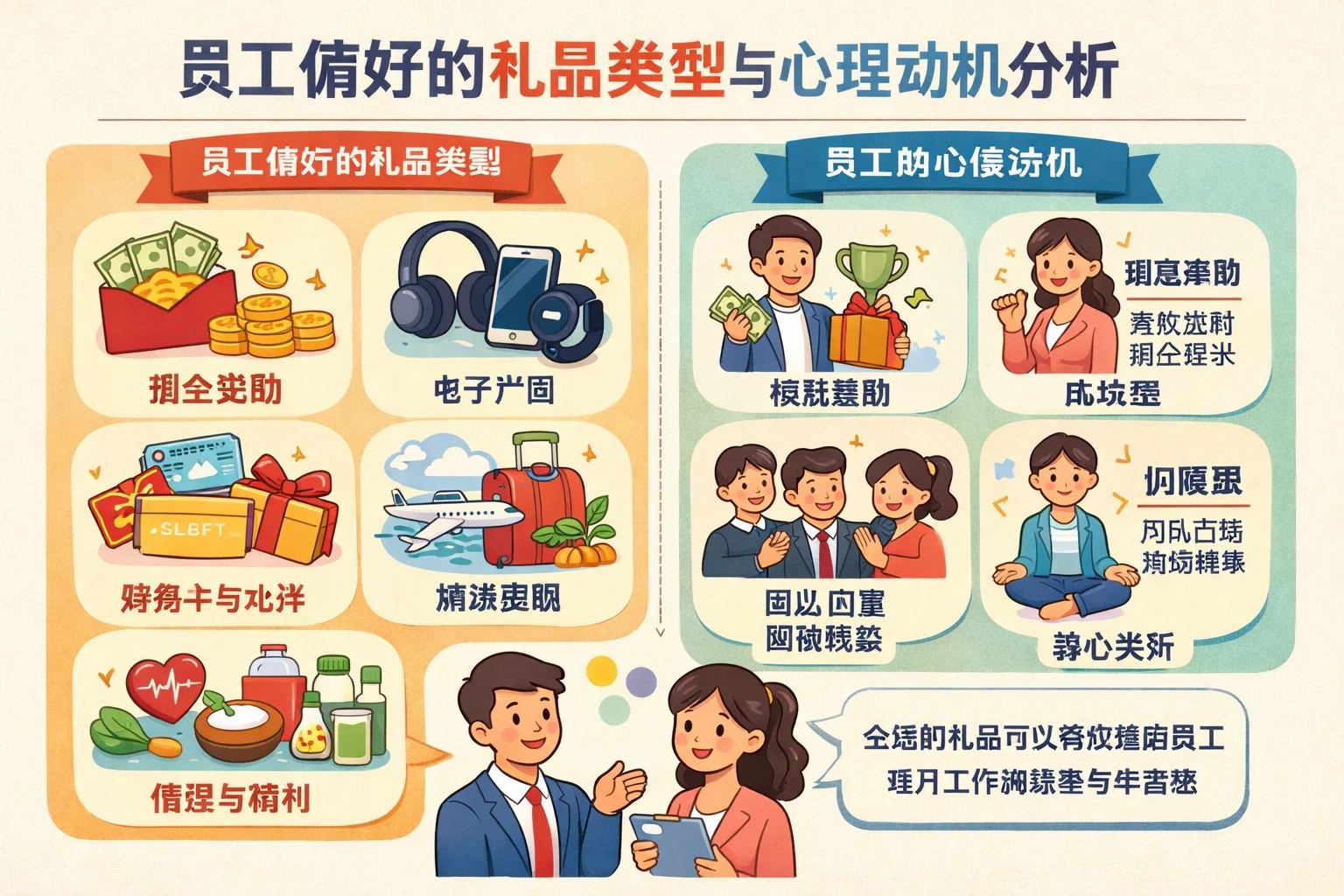 员工偏好的礼品类型与心理动机分析