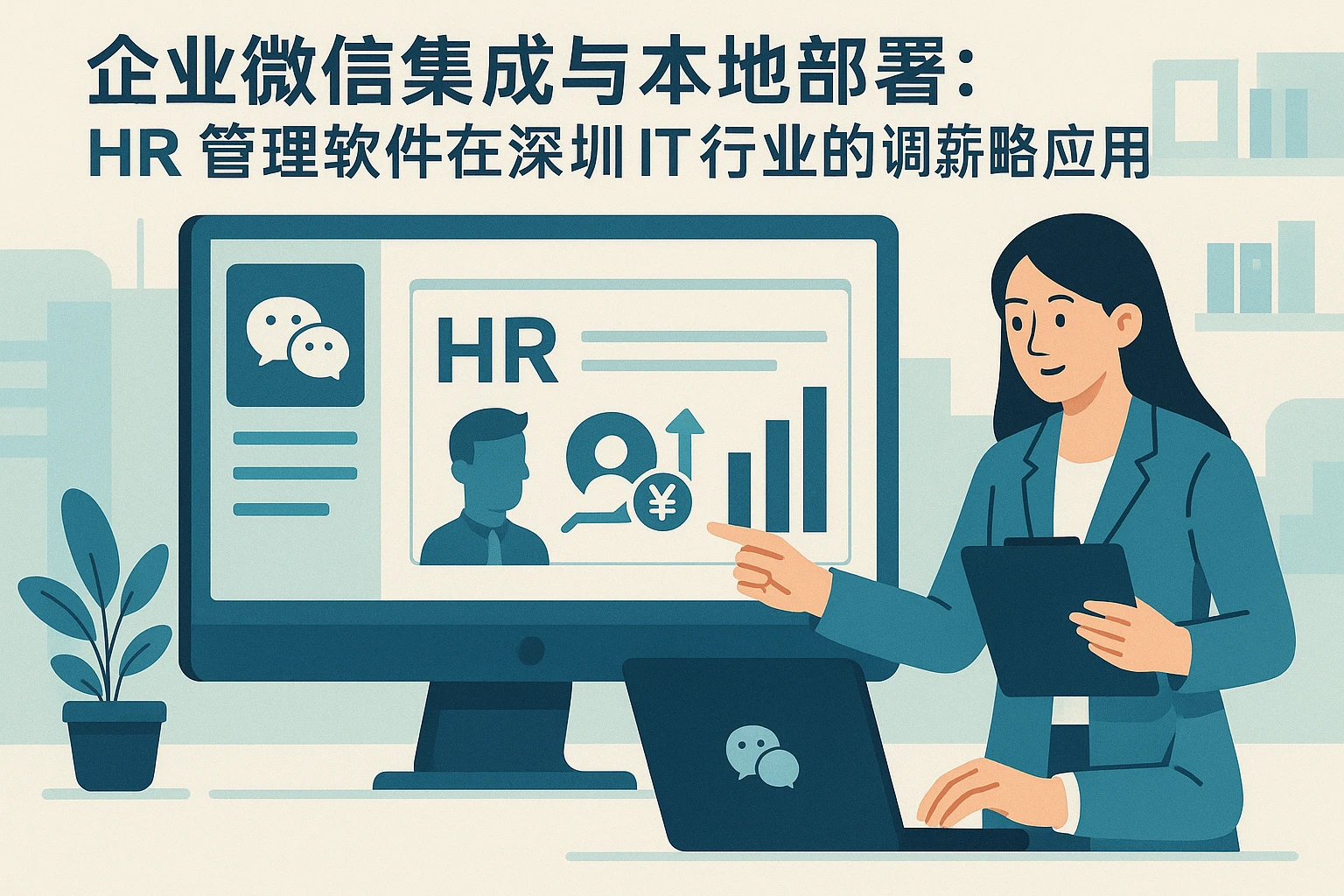 企业微信集成与本地部署：HR管理软件在深圳IT行业的调薪策略应用