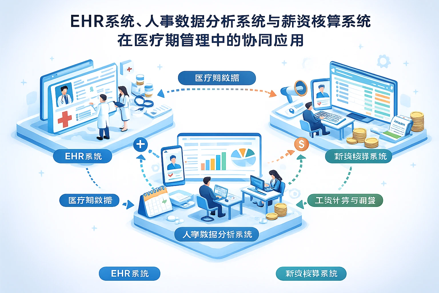 EHR系统、人事数据分析系统与薪资核算系统在医疗期管理中的协同应用