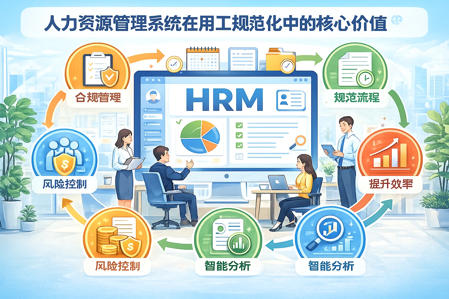 人力资源管理系统在用工规范化中的核心价值