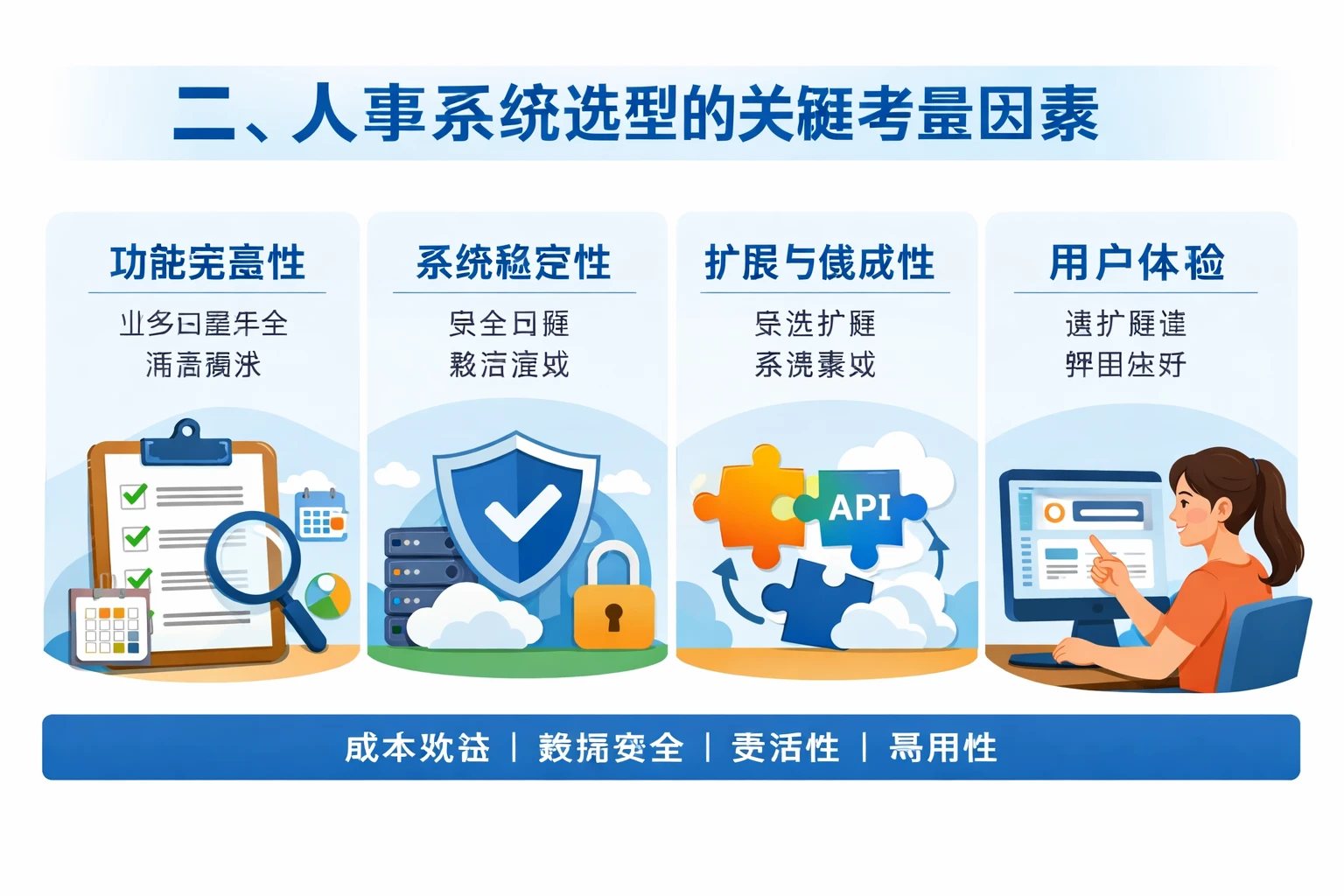 二、人事系统选型的关键考量因素