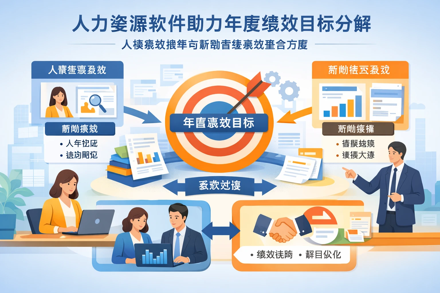 人力资源软件助力年度绩效目标分解:人事系统推荐与薪酬管理系统整合方案