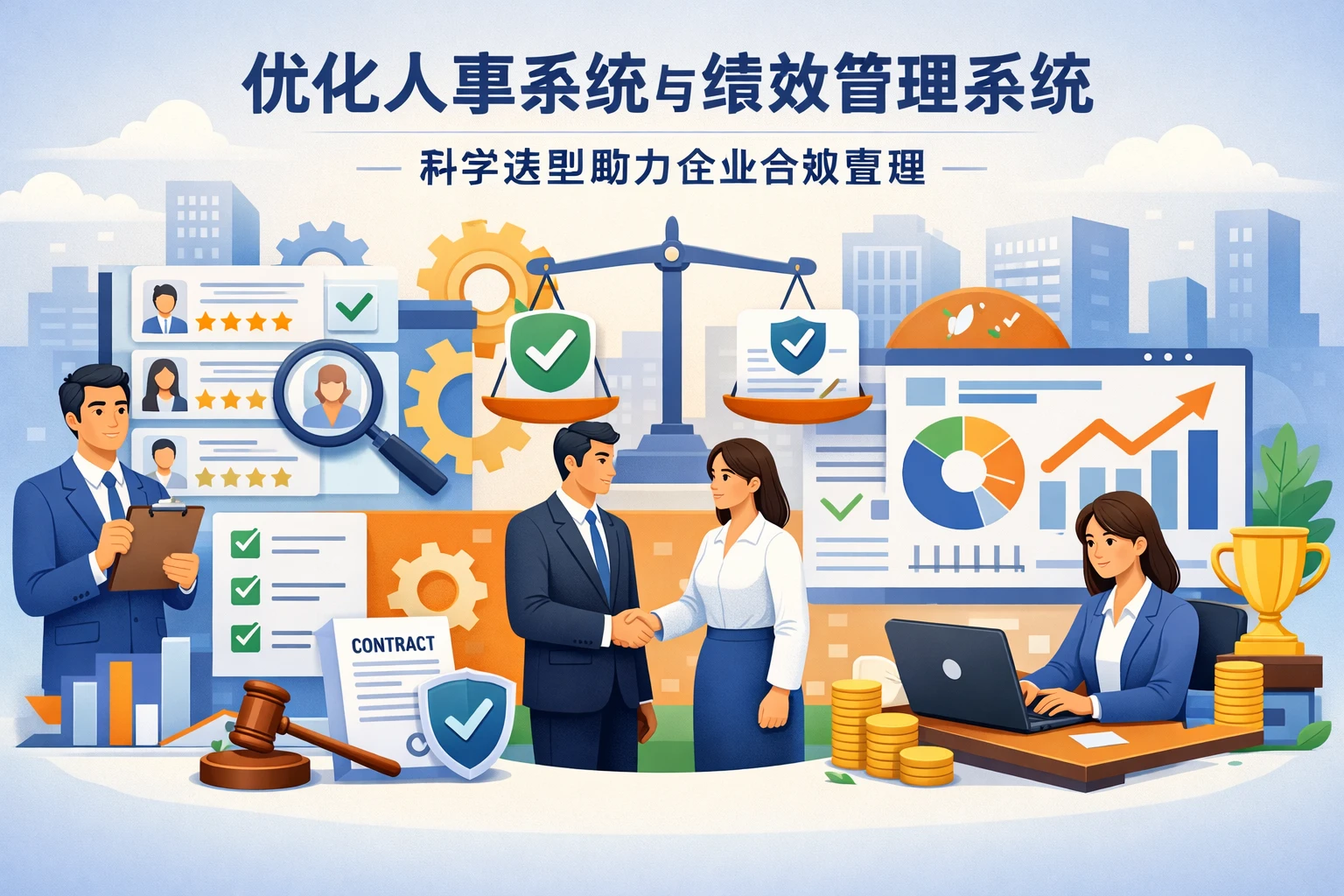 优化人事系统与绩效管理系统：科学选型助力企业合规管理