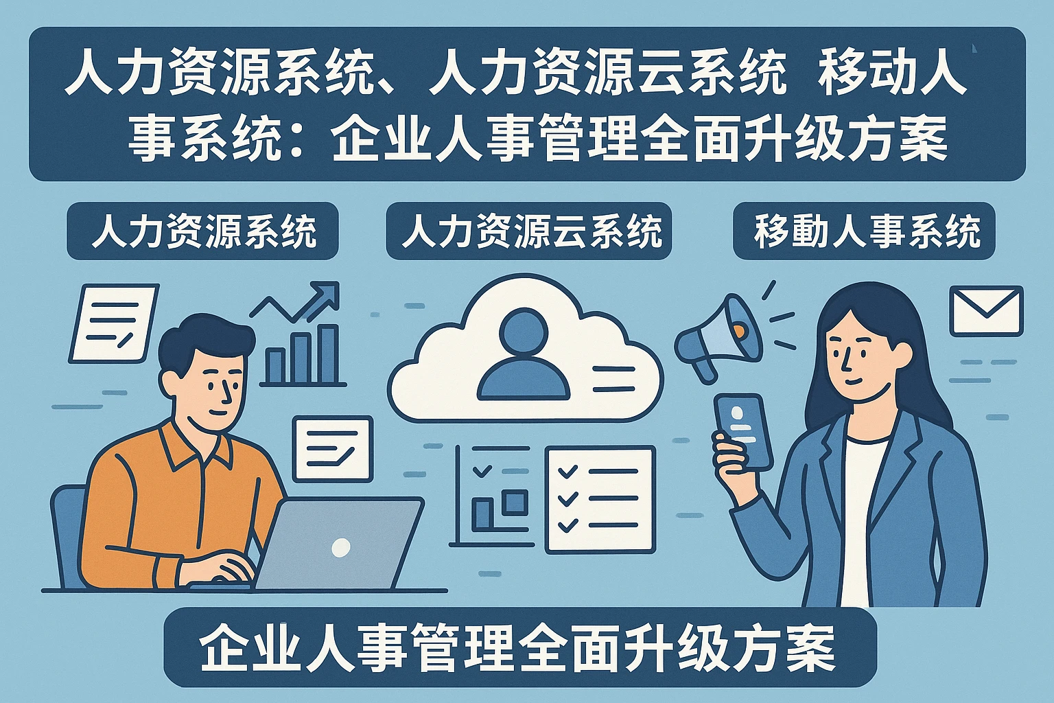 人力资源系统、人力资源云系统与移动人事系统：企业人事管理全面升级方案