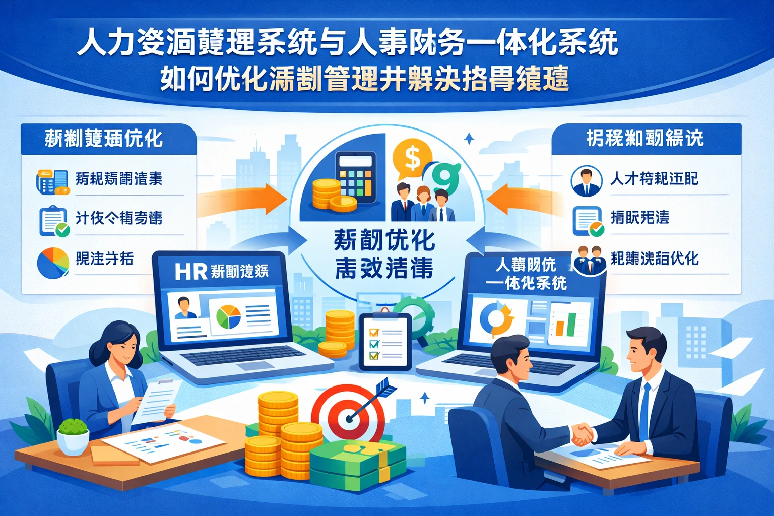 人力资源管理系统与人事财务一体化系统如何优化薪酬管理并解决招聘难题