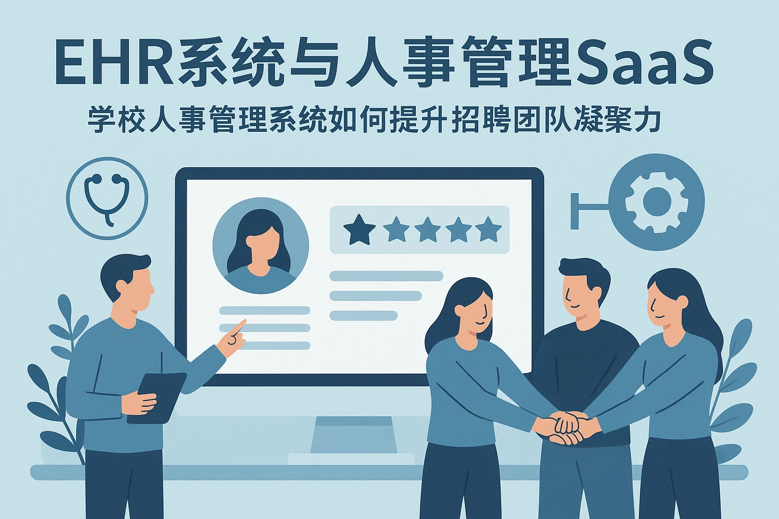 EHR系统与人事管理SaaS:学校人事管理系统如何提升招聘团队凝聚力