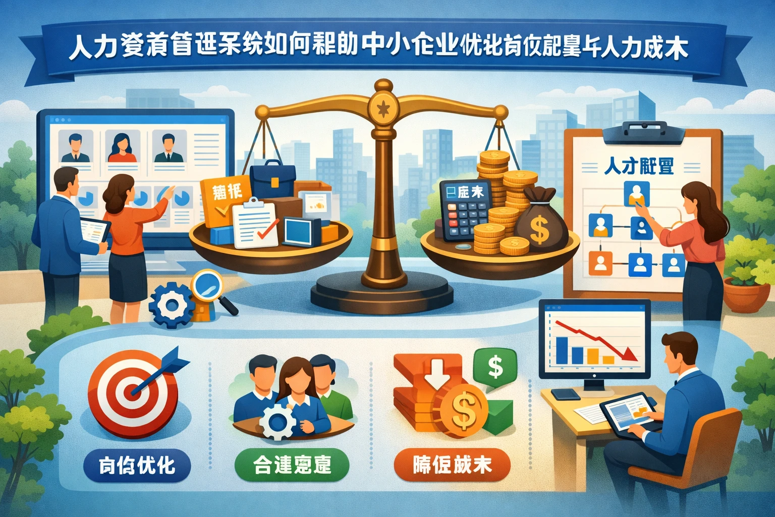 人力资源管理系统如何帮助中小企业优化岗位配置与人力成本